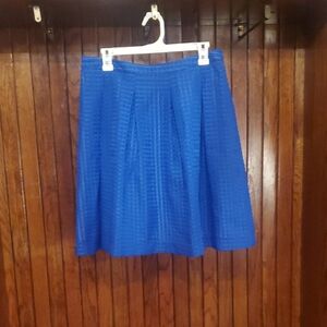 MARIO SERRANI ITALY Elegant Royal Blue A-Line Skirt